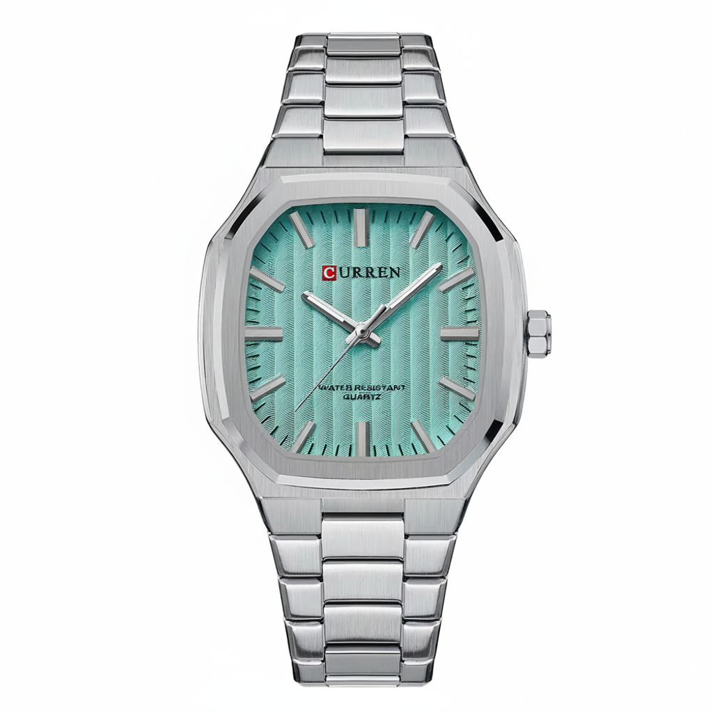 CURREN 8458 Stainless Steel Quartz Watch for Men