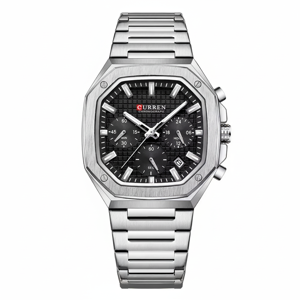 CURREN 8459 Men's Luxury Chronograph Watch