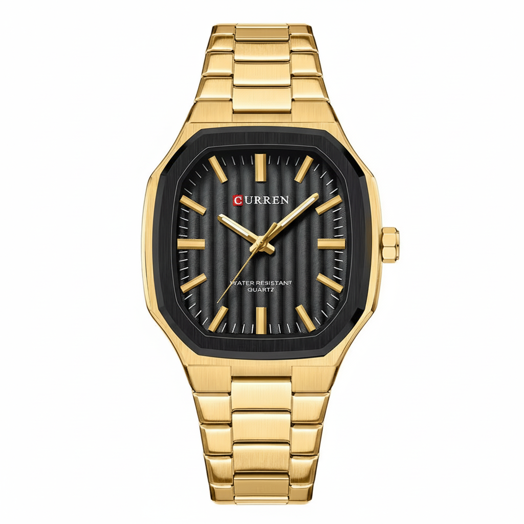 CURREN 8458 Stainless Steel Quartz Watch for Men