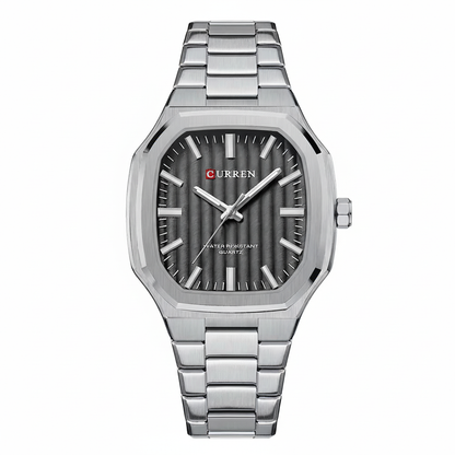 CURREN 8458 Stainless Steel Quartz Watch for Men