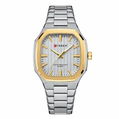 CURREN 8458 Stainless Steel Quartz Watch for Men