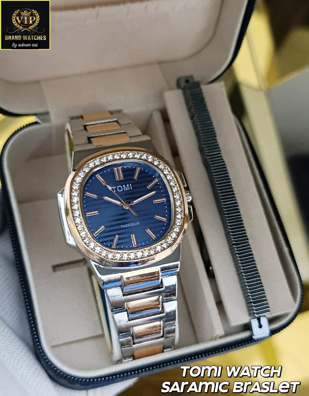 TOMI DAIMONDS STONE WATCH